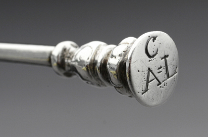 Charles I Seal Top Silver Communion Spoon - Daniel Cary, First Fifteen London Spoonmaker